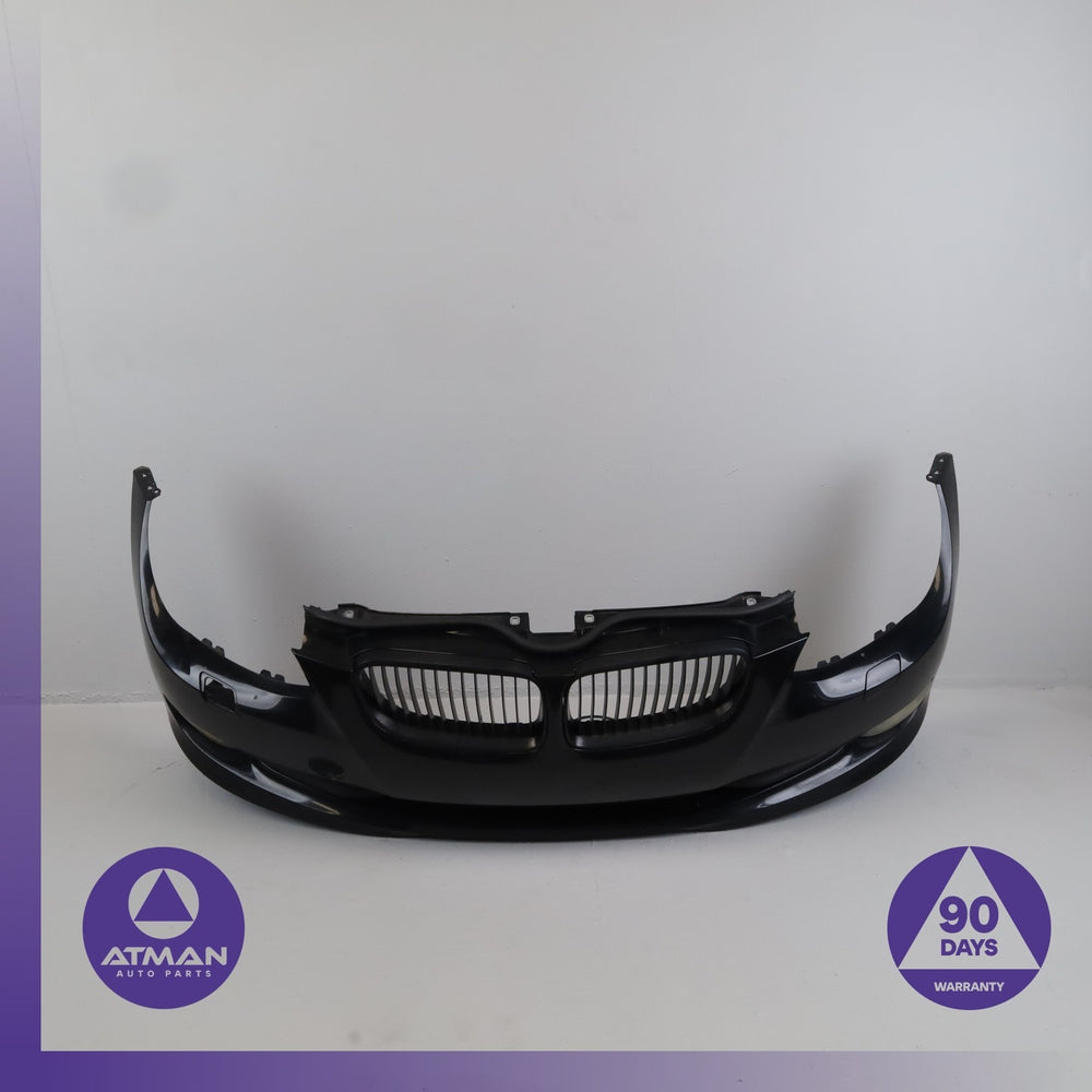 11-13 BMW E92 328i 335i Base Front Bumper Cover Panel Black 7256083 OEM