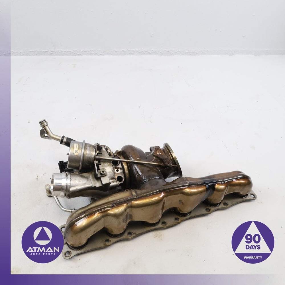 11-14 BMW E70 X5 X6 35i xDrive Engine Turbo Turbocharger Manifold OEM