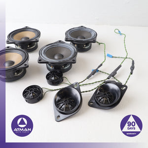 02-15 BMW E60 535i 750Li Hi-Fi Interior Speaker Tweeter Loudspeaker Set OEM — photo 4