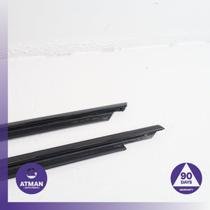 BMW G20 330i Rear Left & Right Door Window Lower Molding Set Black OEM