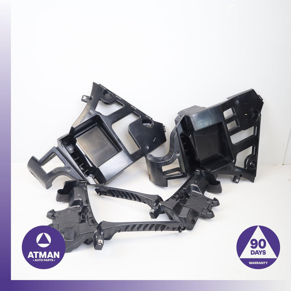 14-18 BMW F15 X5 Rear Bumper Support Mount Bracket Set 7294721 OEM