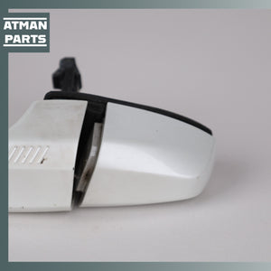BMW F15 X5 Rear Left Driver Exterior Door Handle w/ Keyless Go White OEM