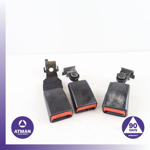 BMW F16 X6 X6M Rear Seatbelt Seat Belt Buckle Set Black OEM