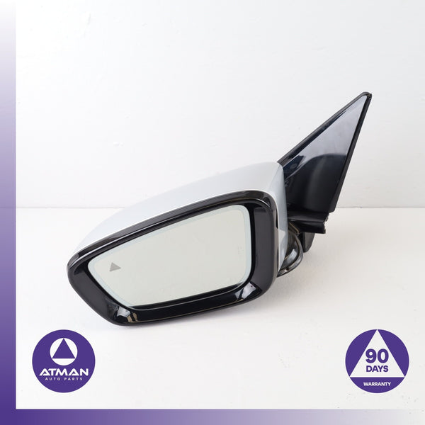 16-19 BMW G12 740i 750i Left Side Rear View Door Mirror w/ Blind Spot OEM