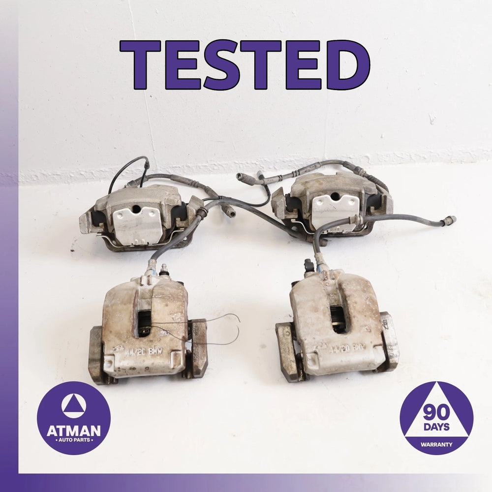 14-19 BMW F15 X5 X6 Front & Rear Brake Caliper Calipers Set 34116776783 OEM