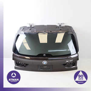 14-18 BMW F15 X5 Trunk Lid Liftgate Tailgate Hatch Shell Brown OEM 89k