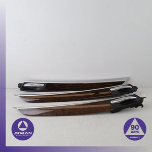 BMW E70 X5 X5M Front & Rear Interior Door Cover Panel Trim Set Wood OEM