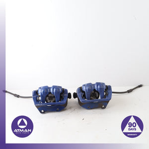 12-19 BMW F06 M6 M5 M-Sport Rear Left & Right Brake Caliper Set w/ Actuator OEM