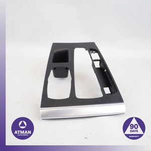 14-18 BMW F15 X5 Center Console Shifter Cover Panel Trim Bezel OEM