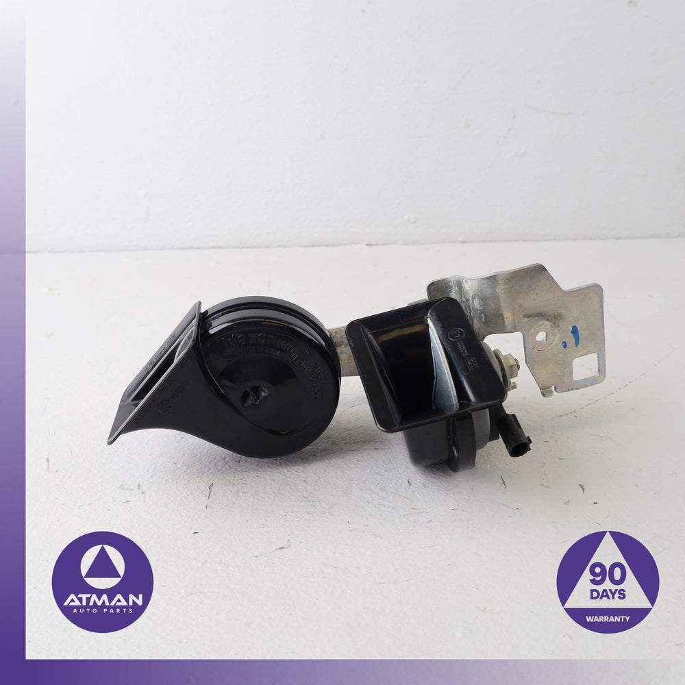 04-10 BMW E60 528i 550i High & Low Tone Note Signal Horn 61336935987 OEM