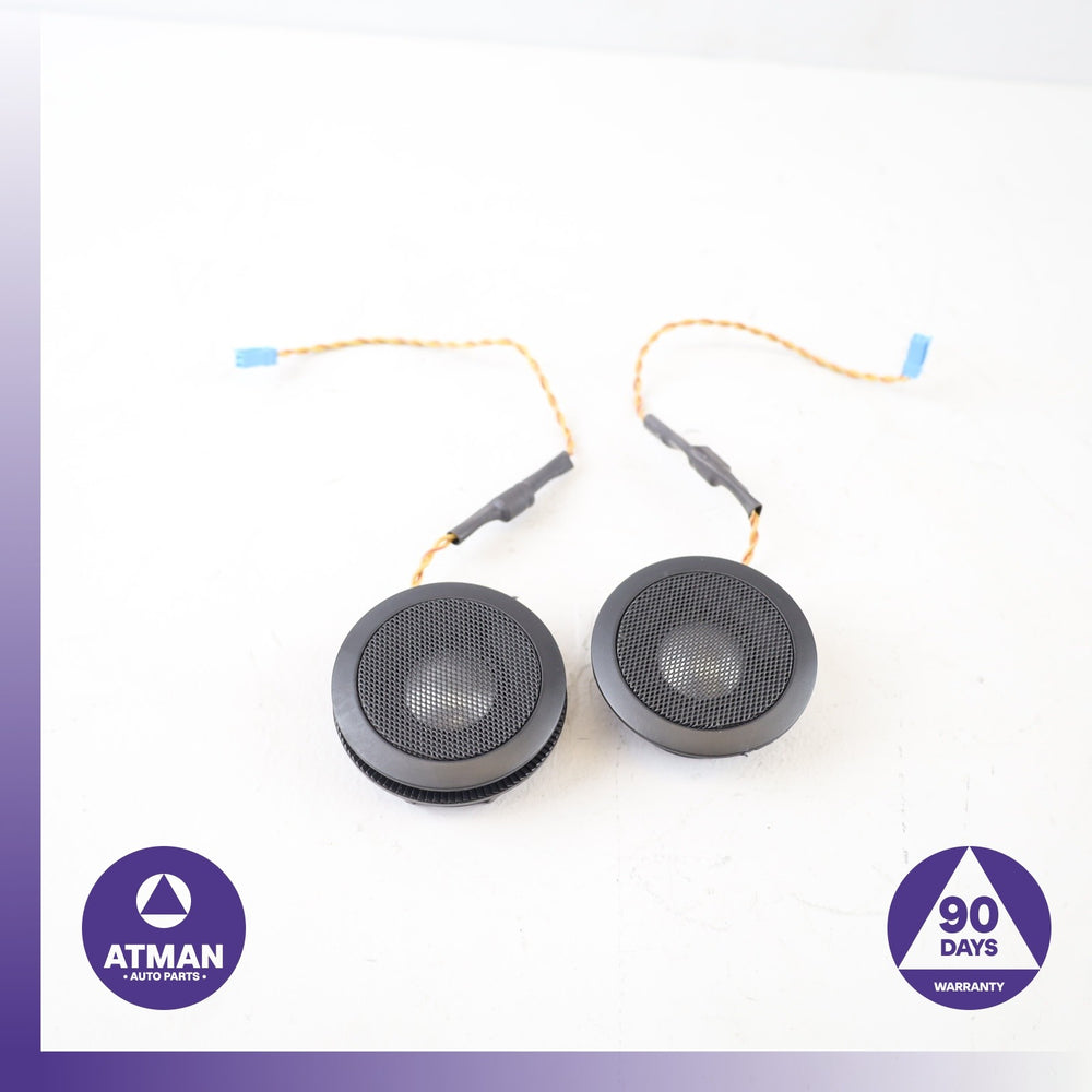 BMW E88 128i 135i Convertible Rear Quarter Trim Speaker Tweeter Set OEM