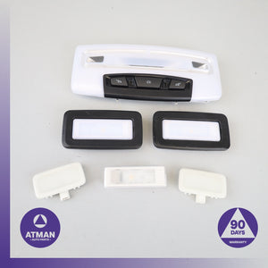 BMW F16 X6 X6M Interior Overhead Dome Reading Light Lamp Set OEM