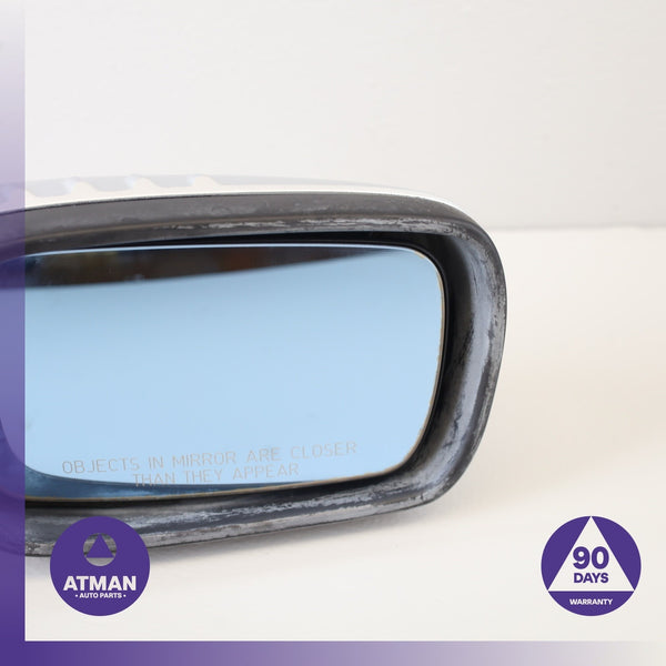 01-06 BMW E46 325Ci 330Ci Right Side Rear View Door Mirror Silver OEM