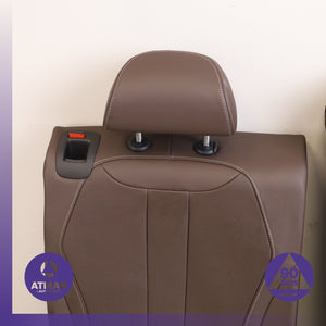 14-18 BMW F15 X5 Rear Left &amp; Right Upper Seat Cushion Set Nappa Leather OEM