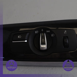 09-15 BMW F02 750i 740i Headlight Headlamp Control Switch w/ Trim 6803960 OEM — photo 3