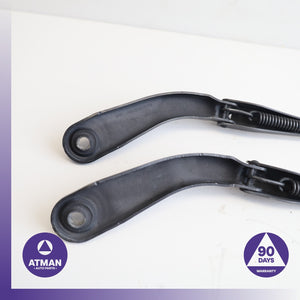 BMW F30 328i 320i Front Windshield Wiper Washer Arm Set OEM