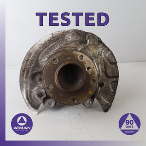 06-16 BMW E90 328i 128i Front Right Side Spindle Knuckle Hub w/ Shield OEM