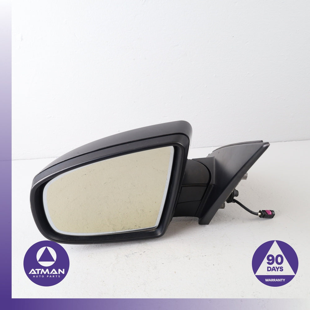 BMW E70 X5 Left Driver Side Rear View Door Mirror Black w/ Camera OEM