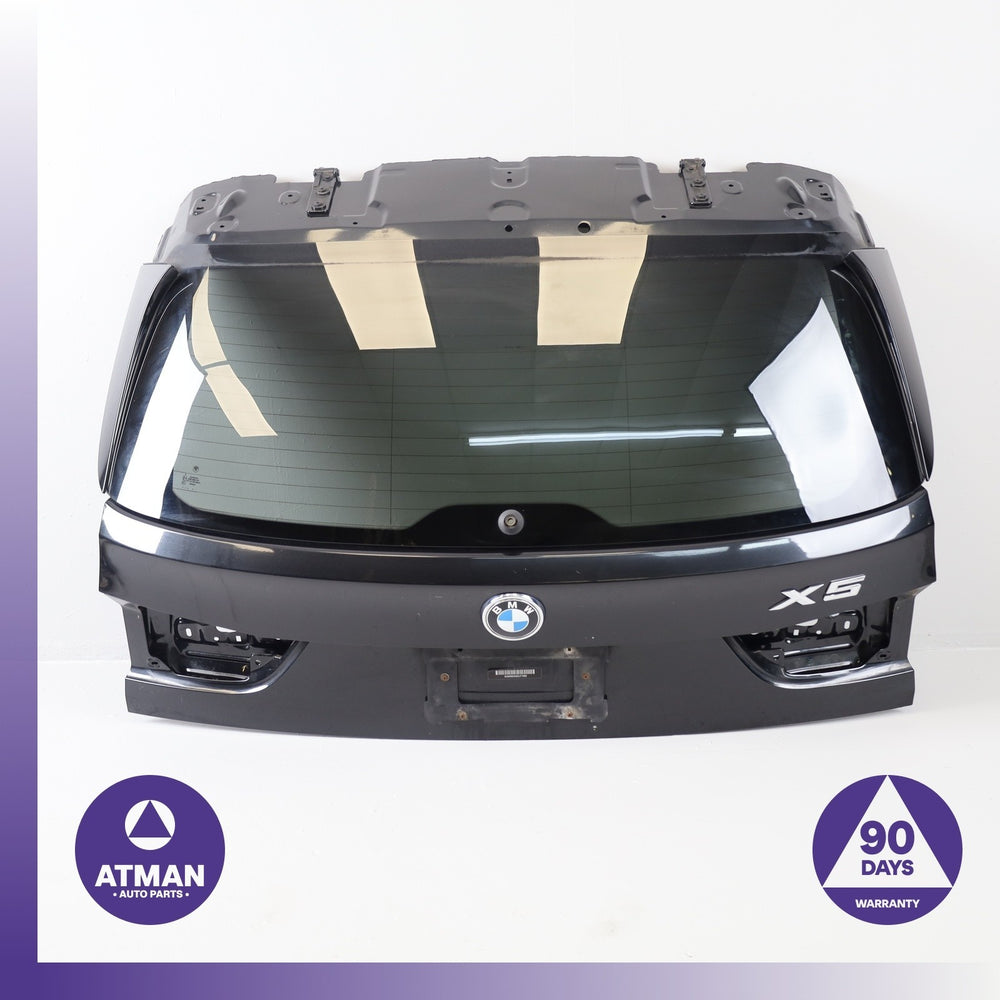 14-18 BMW F15 X5 Trunk Lid Liftgate Tailgate Hatch Shell Black OEM 82k