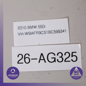 09-13 BMW F10 550i 528i Front Right Lower Bottom Seat Cushion Black OEM
