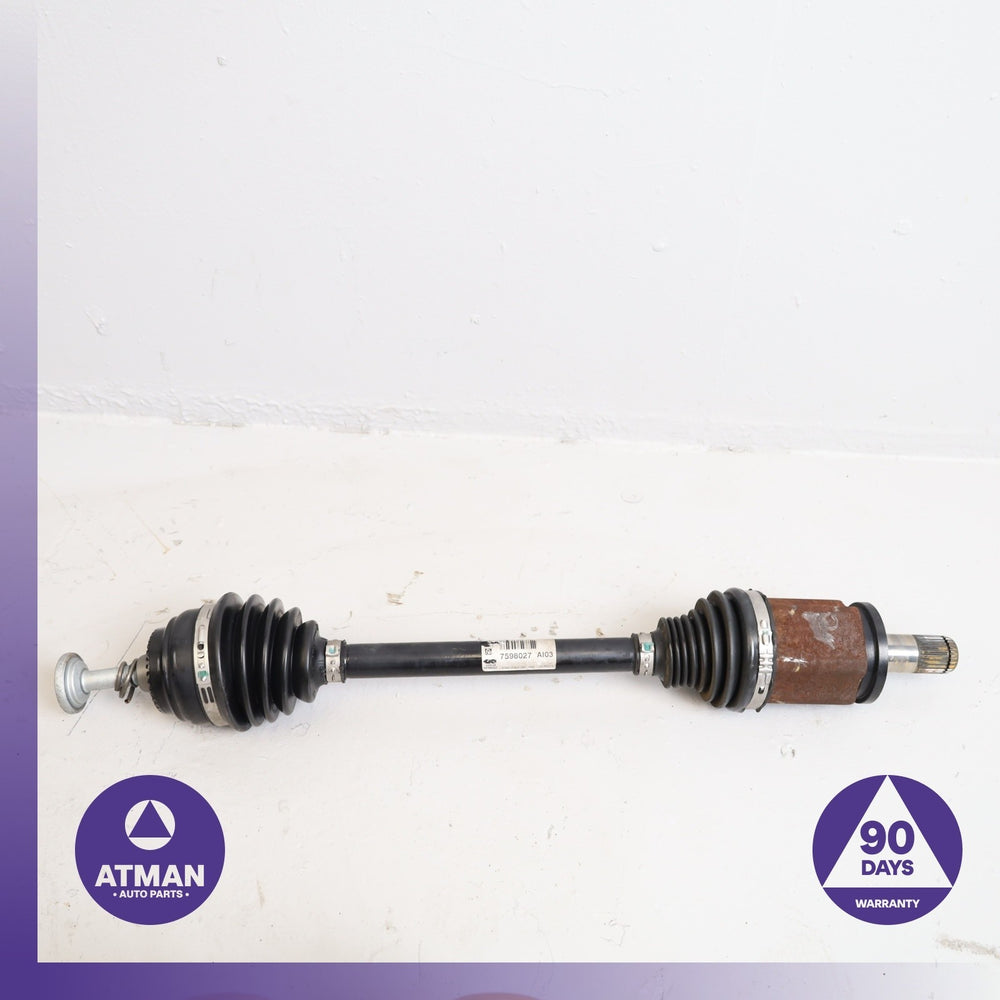 11-18 BMW F26 X4 X3 Front Left Driver Side Axle Shaft 7598027 OEM 67k