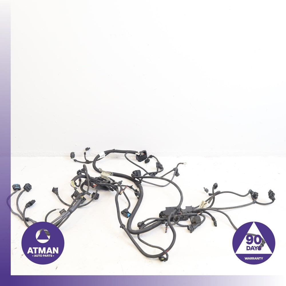 12-19 BMW F10 535i 640i 3.0L N55 Engine Motor Wire Wiring Harness 7591981 OEM
