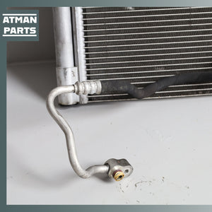 BMW F15 X5 A/C AC Air Conditioning Condenser w/ Line 64509239992 OEM