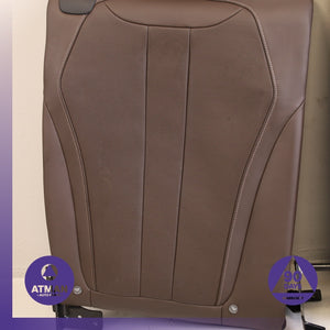 14-18 BMW F15 X5 Rear Left &amp; Right Upper Seat Cushion Set Nappa Leather OEM