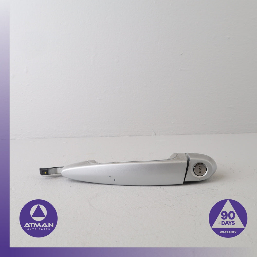 BMW E90 328i Front Left Exterior Door Handle Silver OEM