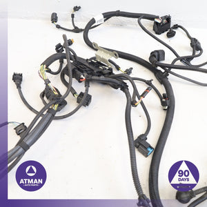 12-19 BMW F10 535i 640i 3.0L N55 Engine Motor Wire Wiring Harness 7591981 OEM