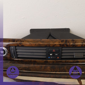 BMW E90 330i 335i Front & Rear Interior Dash Door Vent Cover Trim Wood Set OEM