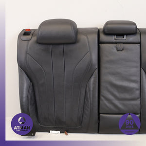 15-19 BMW F16 X6 Rear Left & Right Upper Seat Cushion Set Black OEM