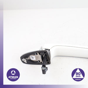 BMW F15 X5 Front or Rear Right Exterior Door Handle w/ Keyless Go White OEM