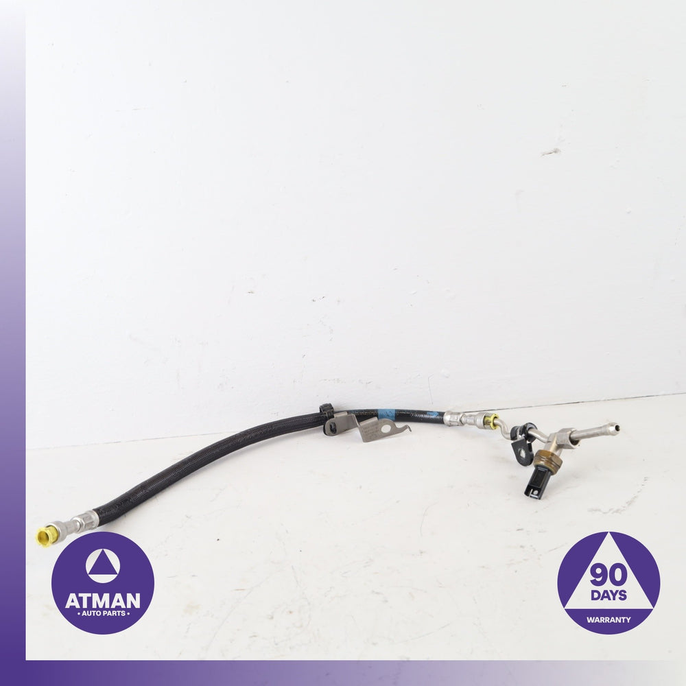 BMW E60 535i 3.0L I6 N54 Fuel Gas Pressure Hose Pipe w/ Sensor OEM