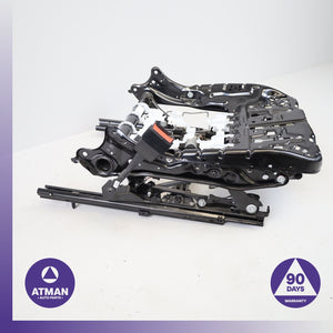 14-19 BMW F15 X5 X6 535i Front Left Seat Base Track Frame Rail w/ Motors OEM