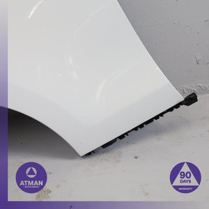 08-13 BMW E88 128i Front Left Driver Fender Cover Panel White 41357133227 OEM