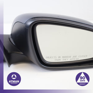 14-17 BMW F32 428i 430i Right Side Rear View Door Mirror Blue OEM 70k