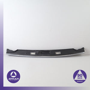 09-15 BMW F02 750Li 750i Trunk License Plate Number Light Molding w/ Camera OEM