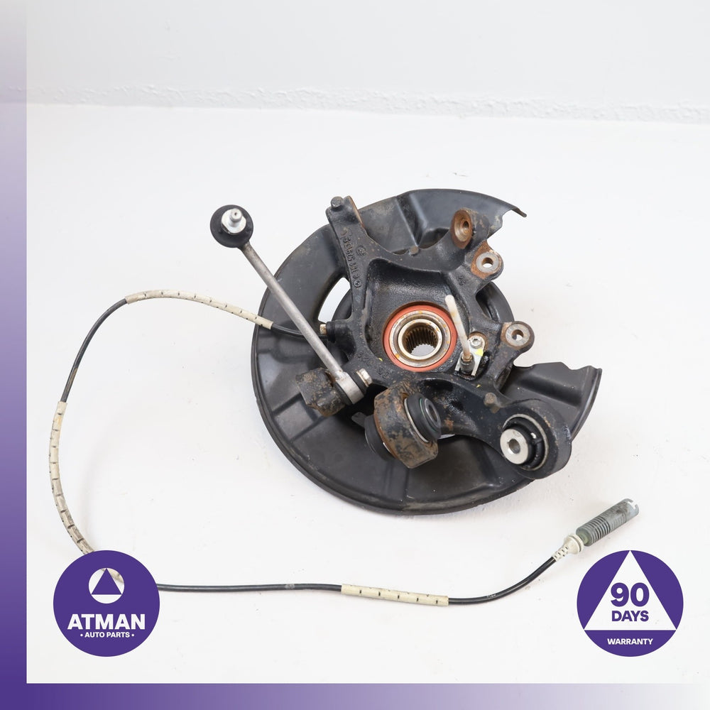 07-13 BMW E90 325i E88 128i 328i Rear Left Spindle Knuckle Hub w /Shield OEM