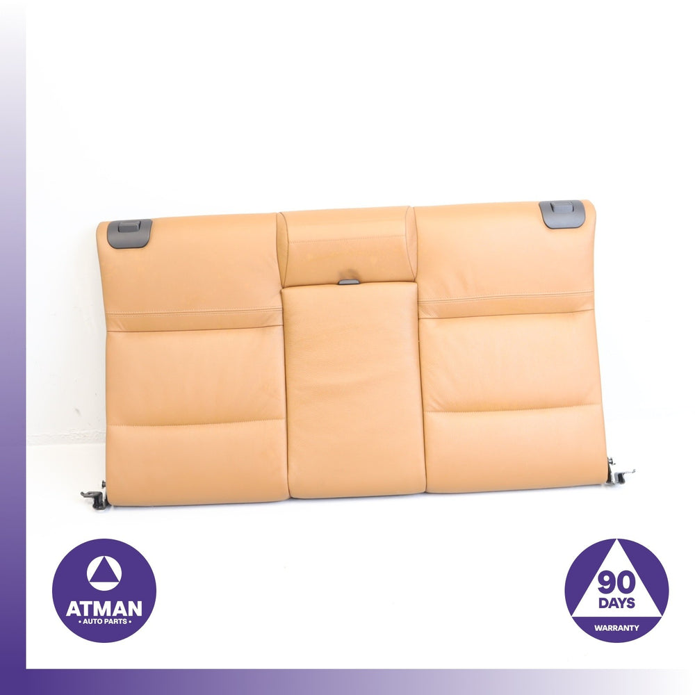 07-13 BMW E93 328i 335i Convertible Rear Upper Seat Cushion Cover Brown OEM