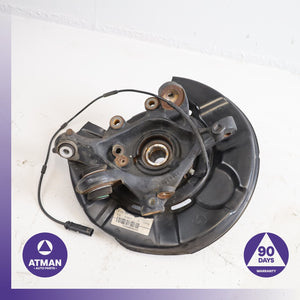 BMW F30 330e 330i Rear Right Spindle Knuckle Hub w/ Shield OEM 84k