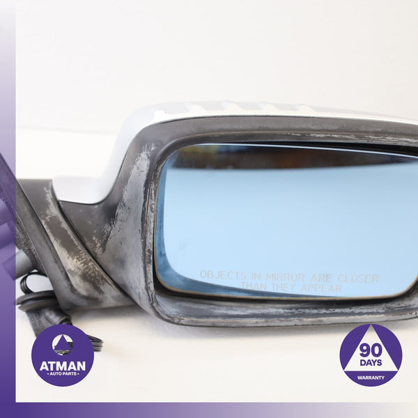 01-06 BMW E46 325Ci 330Ci Right Side Rear View Door Mirror Silver OEM