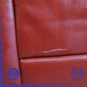 15-19 BMW F16 X6 Rear Left &amp; Right Upper Seat Cushion Set Red OEM