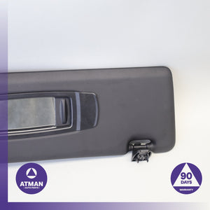 BMW F16 X6 X6M Right Passenger Side Sunvisor Sun Visor Black 51168061370 OEM