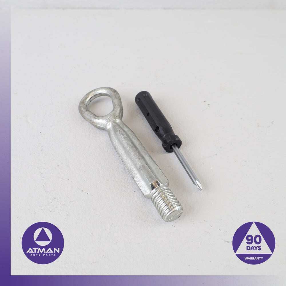 BMW F30 328i 650i Tow Hook Emergency Towing Eye Hinge Bolt Set OEM