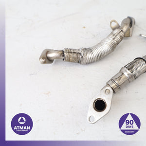 BMW E90 335i 3.0L I6 N54 Engine Turbocharger Coolant Oil Line Set OEM — photo 4