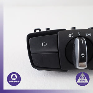 12-18 BMW F30 328i 335i M3 Headlight Fog Light Switch Control Module w/ Trim OEM
