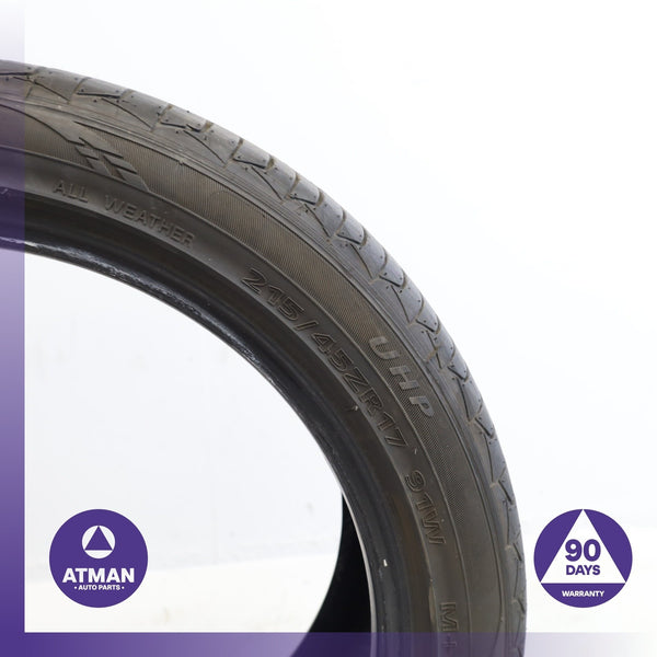 215/45R17 Sentury UHP 215 45 17' 91W DOT 3125 Tire