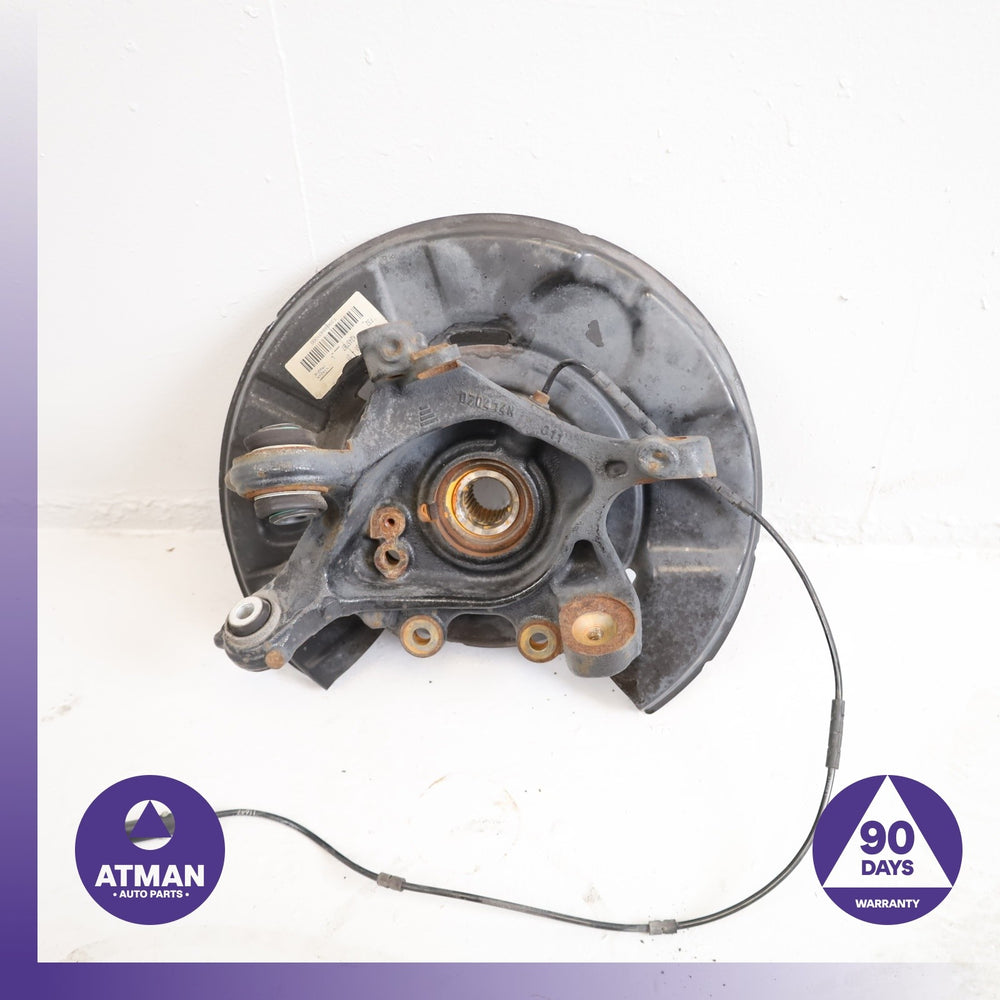 BMW F32 428i 430i Coupe Rear Left Spindle Knuckle Hub w /Shield OEM