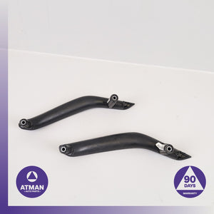 BMW F16 X6 X6M Front &amp; Rear Right Door Panel Grab Handle Trim Set Black OEM